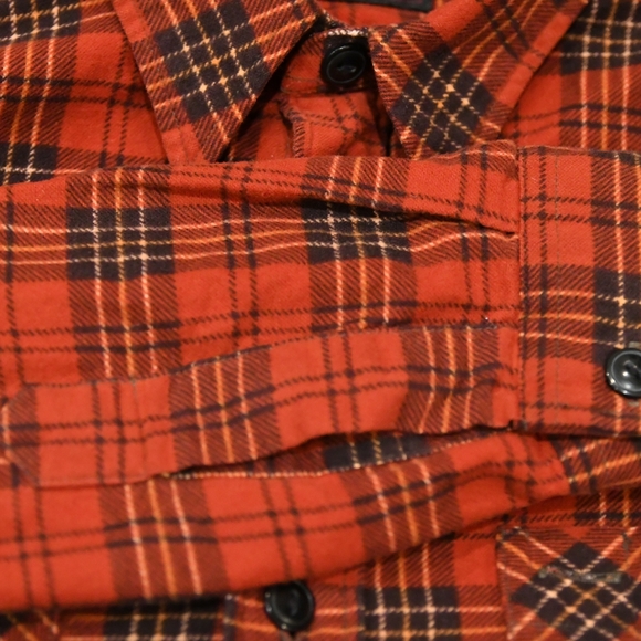 RRL CO Double RL Red Plaid Work Shirt S - Picture 2 of 8